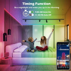 200ft Led Strip Lights(2 Rolls of 100ft led Lights) Ultra Long Led Light Strip with App Voice Control, alternate view 4