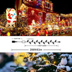 200FT Super Long String Lights, 500 LED 8 Modes & Memory Timer Plug in Twinkle Fairy Lights Decor for Home Xmas, alternate