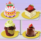 200PCS 3.15 Inch Round Mini Cake Boards, Gold Circle Base Paper Cupcake Dessert Displays Tray Decorating Cakes, alternate