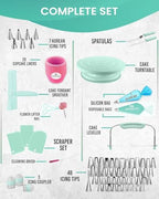 200PCs Cake Decorating Kit with Video Course for Beginners & Pros, alternate view 2