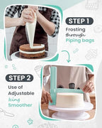 200PCs Cake Decorating Kit with Video Course for Beginners & Pros, alternate view 6
