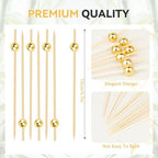 200PCS Cocktail Picks, Fancy Toothpicks for Appetizers, Decorative Skewers for Appetizers Drinks Party Fruit, alternate view