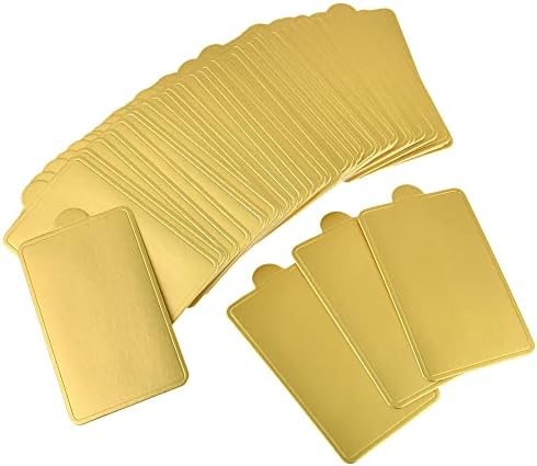 200Pcs Mini Rectangular Cardboard, Mousse Cupcake Base, Cake Dissert Paper Board Plates for Party Wedding, alternate view 5