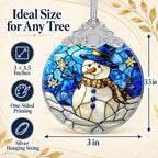 2026 Christmas Ornament, Snowman Christmas Ornament, alternate view 2