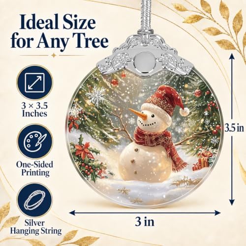 2026 Christmas Ornament, Snowman Christmas Ornament(Snowman1), alternate view 2