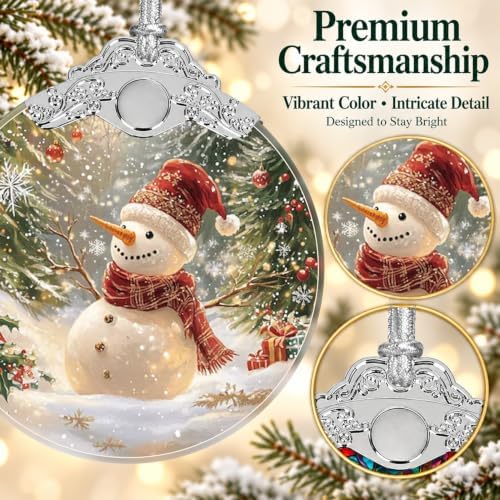 2026 Christmas Ornament, Snowman Christmas Ornament(Snowman1), alternate view 3