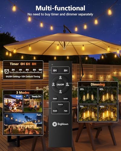 202FT Solar String Lights Outdoor, 65+2 Shatterproof LED Lights, alternate view 5