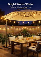 202FT Solar String Lights Outdoor Waterproof, Last 30+Hrs Runtime, alternate view 2