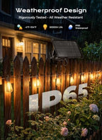 202FT Solar String Lights Outdoor Waterproof, Last 30+Hrs Runtime, alternate view 3