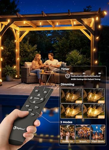 202FT Solar String Lights Outdoor Waterproof, Last 30+Hrs Runtime, alternate view 5