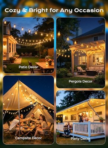 202FT Solar String Lights Outdoor Waterproof, Last 30+Hrs Runtime, alternate view 7