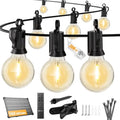 208FT 102LED Solar String Lights Outdoor with Remote & USB Port