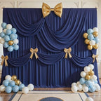 20ft x 10ft Navy Blue Backdrop Curtains, Navy Blue Drapes for Backdrop Wedding Birthday Party Baby Bridal Shower, alternate