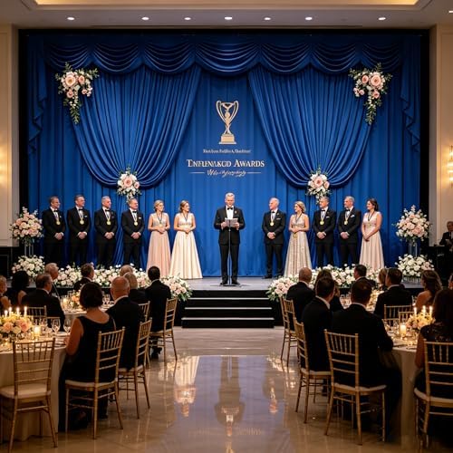 20ft x 10ft Royal Blue Wrinkle Free Backdrop Curtains for Graduation Party Backdrops Curtain Drapes Fabric Decor, alternate