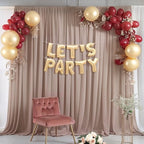 20ft x 10ft Taupe Backdrop Curtain Drapes, Wrinkle-Free Sheer Chiffon Fabric Photo Backdrop Panels for Wedding, alternate