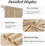 20ft x 12ft Champagne Backdrop Curtains for Parties, Wrinkle Free 4 Panels Photo Backdrop Drapes Back Drop Cloth, alternate