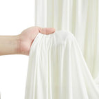 20FT x 15FT Wrinkle-Free Ivory Backdrop Curtains for Wedding, 4 Panels Ivory Fabric Photo Background Drapes for, alternate