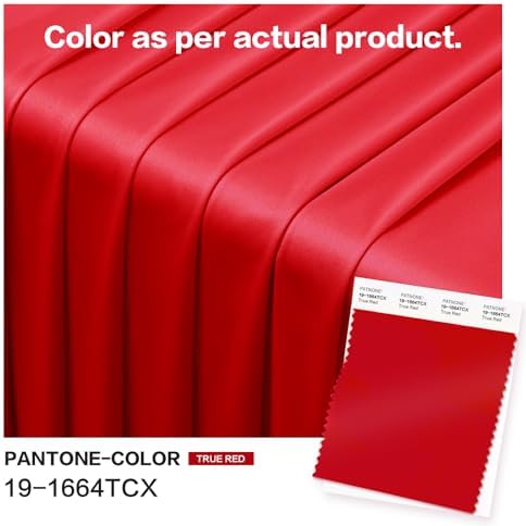 20FT x 50FT Red Ceiling Drapes for Christmas Party Decor in 60"W x 600"L (Pack of 4) in Red, alternate view 7
