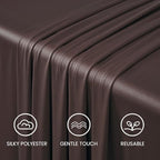 20FTx12FT Brown Backdrop Curtains for Weddings, Birthdays and Photography in W5' x H12'(4 panels) in Brown, alternate view 5