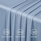 20FTx12FT Dusty Blue Backdrop Curtains for Weddings, Birthdays and Photos in W5' x H12'(4 panels) in Dusty Blue, alternate