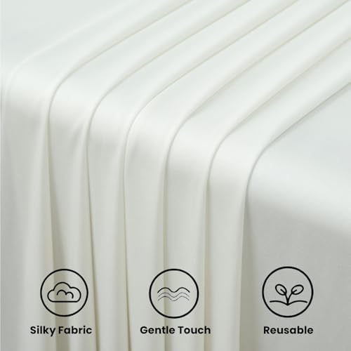 20FTx12FT Ivory Backdrop Curtains for Weddings, Birthdays and Photography in W5' x H12'(4 panels) in ivory, alternate view 5