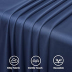 20FTx12FT Navy Blue Backdrop Curtains for Weddings, Birthdays and Labor Day in W5' x H12'(4 panels) in navy blue, alternate