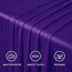 20FTx12FT Purple Backdrop Curtains for Weddings, Birthdays and Photography in W5' x H12'(4 panels) in Purple, alternate view