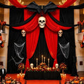 20ftx14ft Black Backdrop Curtain for Wedding Halloween Parties