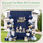 20ftx14ft Navy Blue Backdrop Curtain for Wedding Parties, alternate view 3