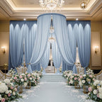 20ftx15ft Dusty Blue Backdrop Curtains for Parties, Wrinkle Free Polyester Photo Backdrop Drapes 4 Panels 15 ft, alternate