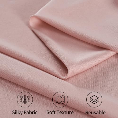 20ftx15ft Dusty Pink Backdrop Curtains for Parties, Wrinkle Free Polyester Dusty Pink Photo Backdrop Drapes 4, alternate view