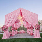 20ftx40ft Light Pink Ceiling Curtain for Wedding Parties