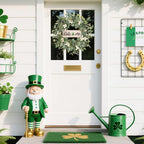 20Inch Wreaths for Front Door for Spring Fall Summer Winter Welcome Sign, alternate view 7