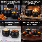 20Pc Cauldron Multi-pack, Black Witch Cauldron Bowl for Halloween Decor, alternate view 3