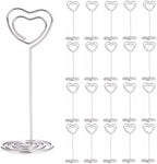 20PCS 3.35 Inch Table Number Stands - Place Card Holders for Wedding Centerpieces, Birthday Party, Photo Picture