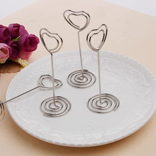 20PCS 3.35 Inch Table Number Stands - Place Card Holders for Wedding Centerpieces, Birthday Party, Photo Picture, alternate