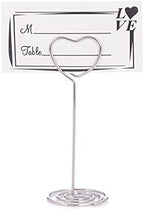 20PCS 3.35 Inch Table Number Stands - Place Card Holders for Wedding Centerpieces, Birthday Party, Photo Picture, alternate