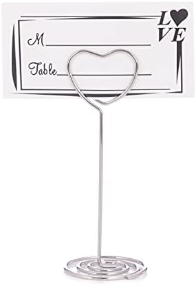 20PCS 3.35 Inch Table Number Stands - Place Card Holders for Wedding Centerpieces, Birthday Party, Photo Picture, alternate