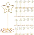 20PCS 3.35 Inch Table Number Stands - Place Card Holders for Wedding Centerpieces, Birthday Party, Photo Picture