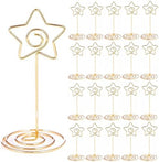 20PCS 3.35 Inch Table Number Stands - Place Card Holders for Wedding Centerpieces, Birthday Party, Photo Picture