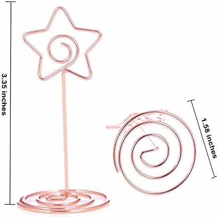 20PCS 3.35 Inch Table Number Stands - Place Card Holders for Wedding Centerpieces, Birthday Party, Photo Picture, alternate