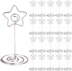 20PCS 3.35 Inch Table Number Stands - Place Card Holders for Wedding Centerpieces, Birthday Party, Photo Picture