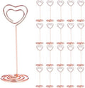 20PCS 3.35 Inch Table Number Stands - Place Card Holders for Wedding Centerpieces, Birthday Party, Photo Picture