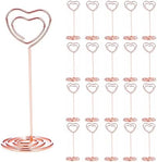 20PCS 3.35 Inch Table Number Stands - Place Card Holders for Wedding Centerpieces, Birthday Party, Photo Picture