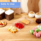 20pcs Clear 3 Section Serving Tray 15 x 7 in Plastic in Clear, alternate view 4