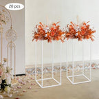 20Pcs Wedding Flower Centerpiece, Centerpieces for Table Wedding, Flower Stand for Wedding, Gold Vase Metal, alternate view 4