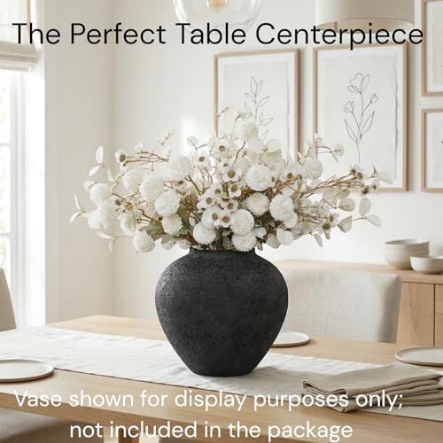 20pcs White Artificial Flowers Bulk Centerpiece For Table, Real Look, alternate view 2