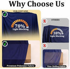 20x10 FT Navy Blue Backdrop Curtains for Weddings, Parties and Photo Booth in 20FT(W) x 10FT(H) in Navy Blue, alternate view
