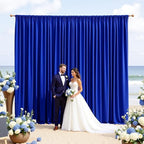 20x10 FT Wrinkle Free Royal Blue Backdrop Curtains for Wedding Parties, Soft Polyester Photo Backdrop Curtains, alternate