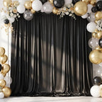 20x10FT Black Backdrop Curtain for Parties Sequin Backdrop Curtain in 20x10FT